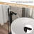 Freestanding Bathtub Faucet With Waterfall Tub Filler And Hand Shower, 360 Rotatable Spout, Dual Temperature Regulation, Brass Base Matte Black Faucet, 59" - Kink Hose, Control For Relaxing Water-127233198