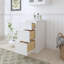Colton 15" Freestanding Shaker Bathroom Vanity Cabinet with 3 Drawers, No Countertop, Ready to Assemble, White-95216815