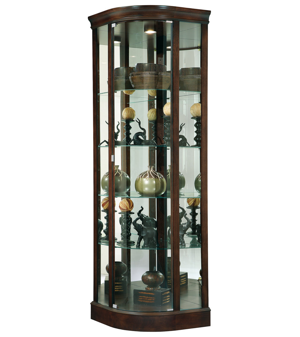Marlowe IV Lighted Curio Cabinet Howard Miller® 