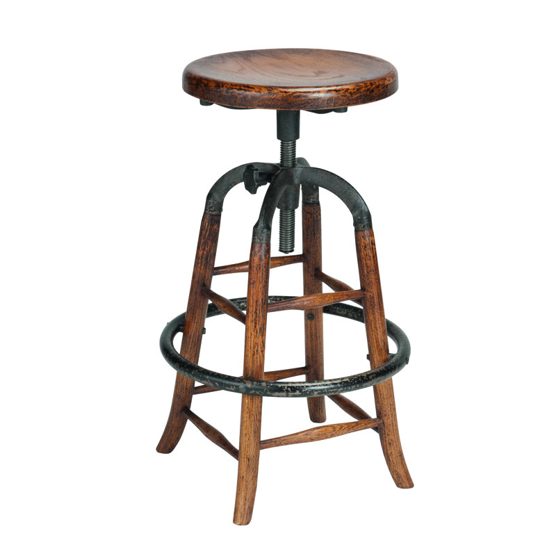 Curran Swivel Adjustable Height Counter Stool