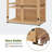 40.2" W x 24" D Wooden Cold Frame Greenhouse with Adjustable Shelf & Lockable Door