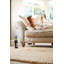 Solid Colour Shaggy Area Rug Stone-19237814
