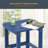 Square Outdoor Side Table , 18.7 " W 15 " D-1843975480