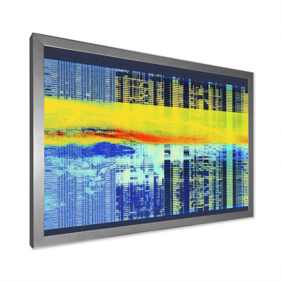 Abstract Schumann Resonances Waveform Spectrum - Abstract Shapes Canvas Print