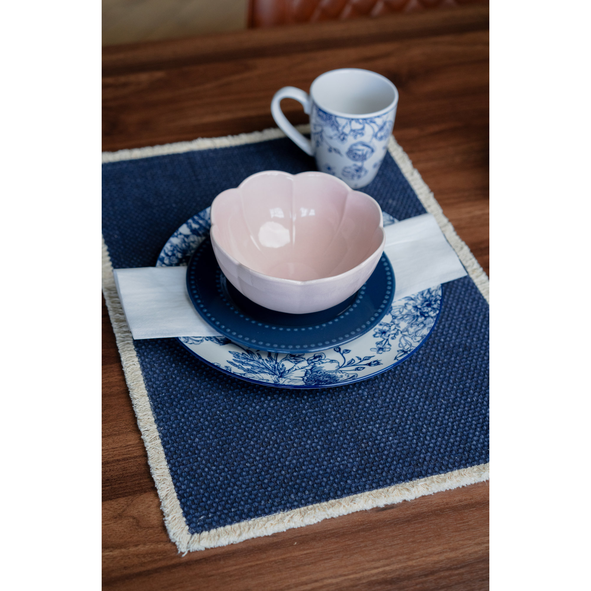 Table Runnner, Navy