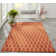 Tapis orange Yepez