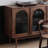 Simple solid wood pantry cabinet sideboard