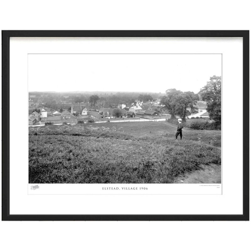 Elstead, Village 1906 by Francis Frith - Single Picture Frame Print, 40cm H x 50cm W x 2.3cm D