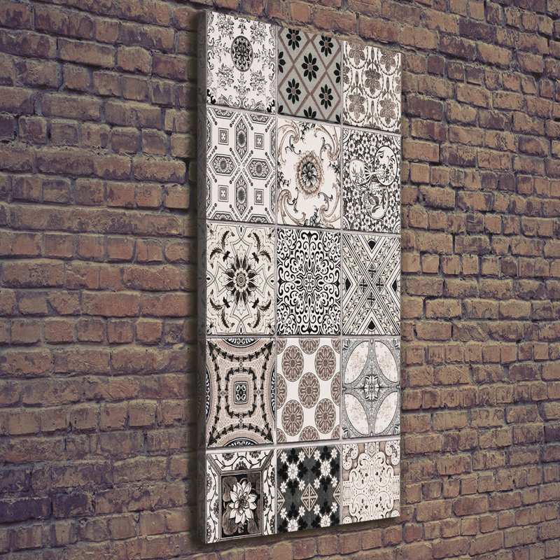 Ceramic Tiles - Wrapped Canvas Print