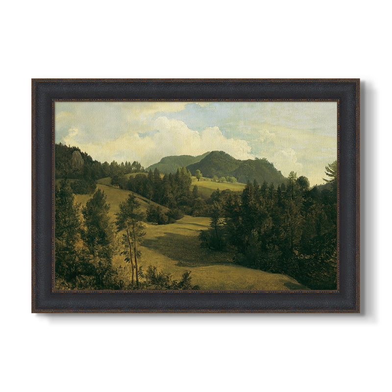 Paysage près de Miesenbach, v. 1830 - Frederic Gauermann - Toile encadrée sur mesure, 20x28 INNER SIZE, Framed Canvas