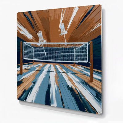 Art mural en métal Sports Court