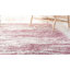 Tapis rose à motif abstrait Agassiz-332846012