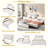 Upholstery Platform Bed With Multifunctional Trundle-801176936
