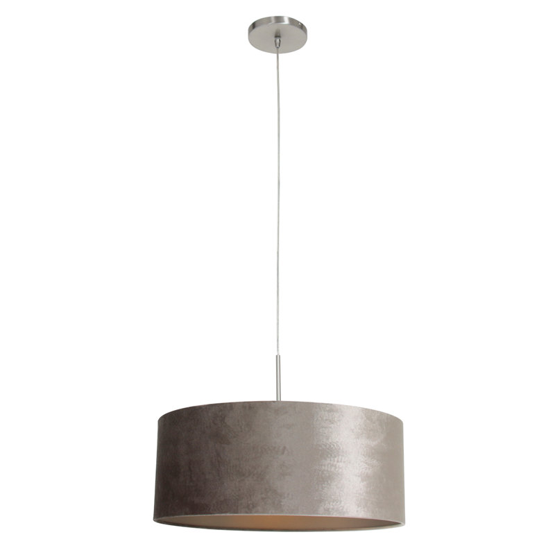Zeke 1 - Light Single Pendant, Silver, Steel