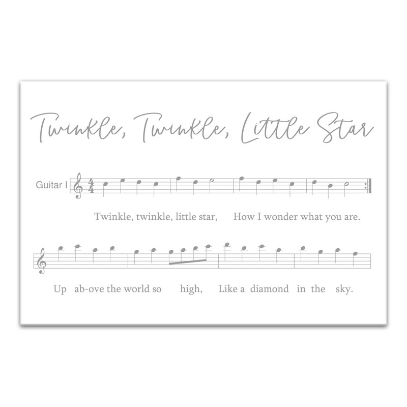 «Alvetta Twinkle Little Star», art sur toile