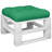 vidaXL Pallet Cushion Green 100% polyester Large-693336823-693336777
