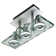 Gravois 3 - Light LED Square/Rectangle Pendant