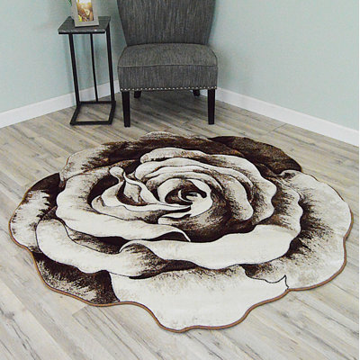 Tapis botanique effet rose Viers Flowers