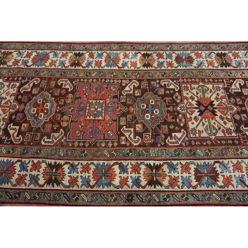 Magnifique tapis de couloir Kazak