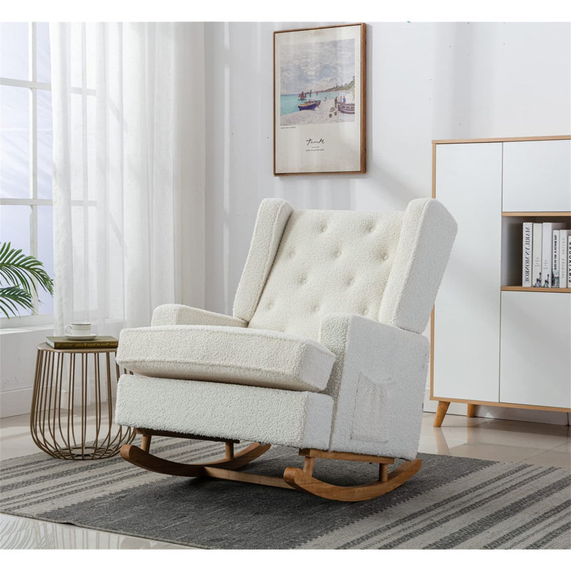 Chaise berçante Fjorentina, Blanc