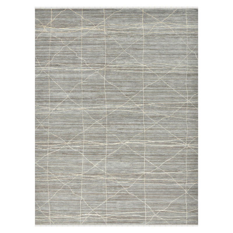 Kymarie Area Rug, Rectangle 3' x 2', Gray