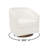Byran Traditional Club Style Upholstered Accent Chair with 360° Swivel Metal Base-732136383-692608950