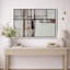 «Neutral Geometric Minimal Abstract Art», photos de chambre de bureau, impression sur toile encadrée-153047072-153047082