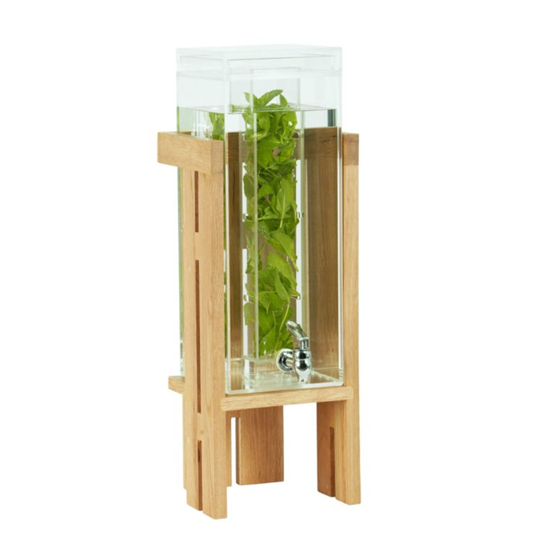 Sydney 384oz. Beverage Dispenser, Oak