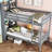 Twin Over Bunk Bed In Grey, Rubber Wood Made, With Shelves, Guardrails, , Detachable And Attractive Bookcase Headboard Made Of Wood, Shelf Storage,-779558372