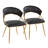 Loehr Faux Leather Upholstered Side Chairs-96260525