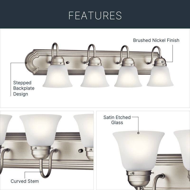 Nistler 5 - Light Vanity Light, Brushed Nickel