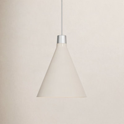 Bower Single Light Aluminium Dimmable Pendant