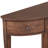 Modern Curved Console Table Sofa Table With 3 Drawers And 1 Shelf For Hallway, Entryway, Living Room-613413922