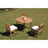 Brooklyn Outdoor 4 - Piece Teak Dining Set