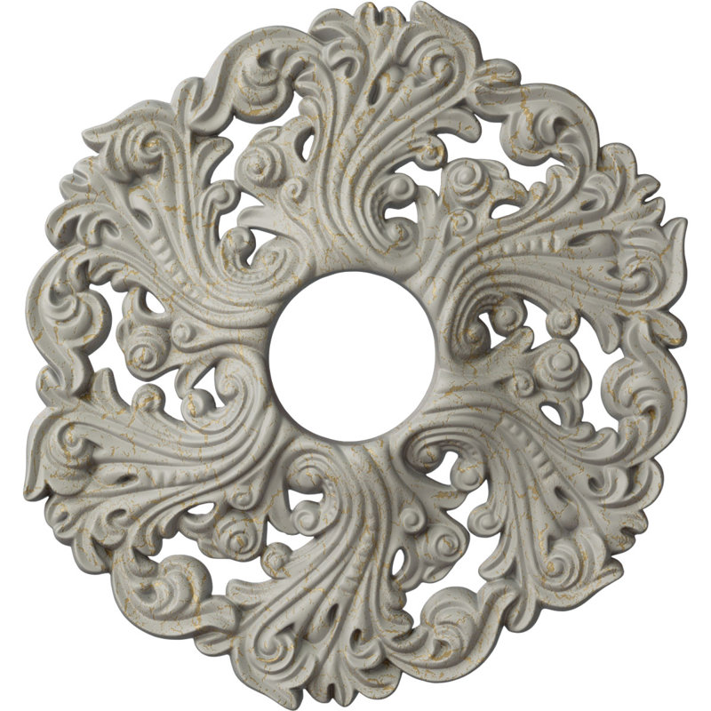 Médaillon de plafond de 19 5/8 po x 4 3/4 po x P 1 3/4 po Orrington (convient aux auvents jusqu'à 4 3/4 po)