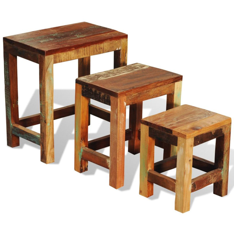 Solid Wood Nesting Tables