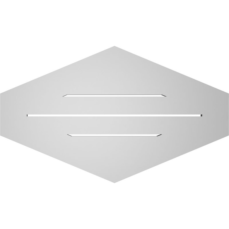 Pente verticale verticale en uréthane 5 pi, H 18 po x l 30 po x P 1 po