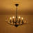 Donita 6-Heads Retro Antler Resin Chandelier