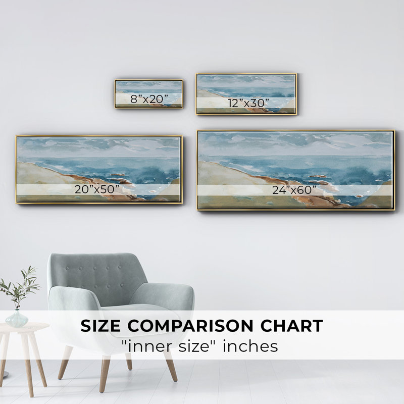 Cliffs of Sonoma- Framed Canvas