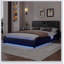 Lit plateforme luxueux en similicuir, tête de lit épaisse, Bluetooth, DEL RVB-1116331684-1116331686