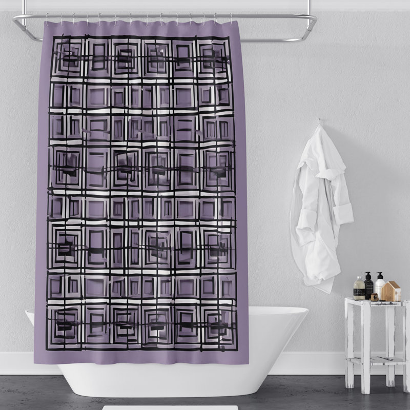 Rideau de douche, H 72 po x l 70 po