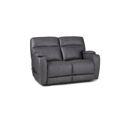Mochnick 60'' Upholstered Power Reclining Loveseat