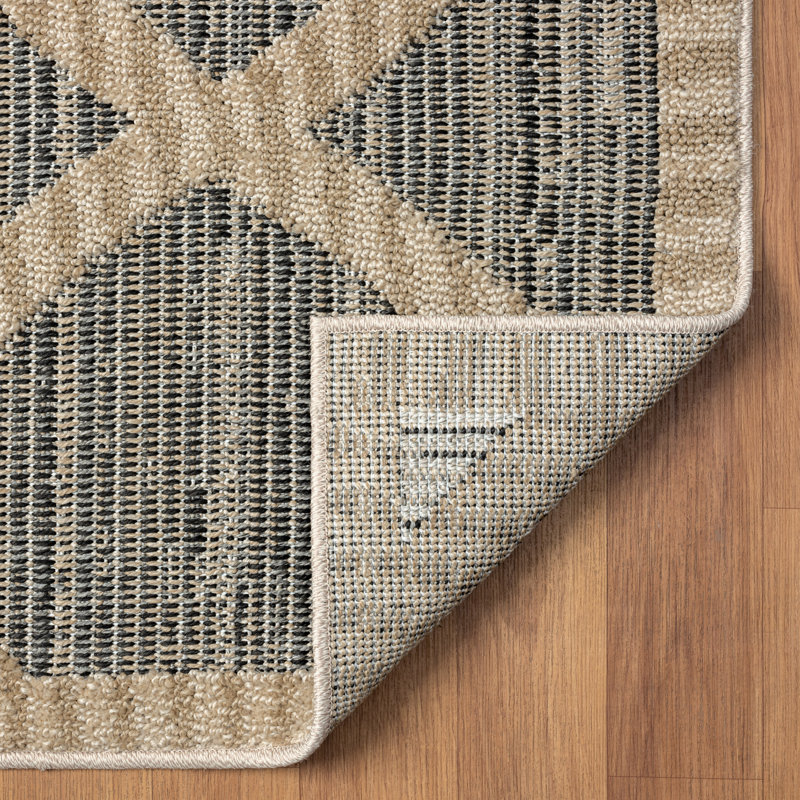 Nautica Windsor Indoor-Ourdoor Machine Washable High Low Rugs, Rectangle 8'8" x 13'