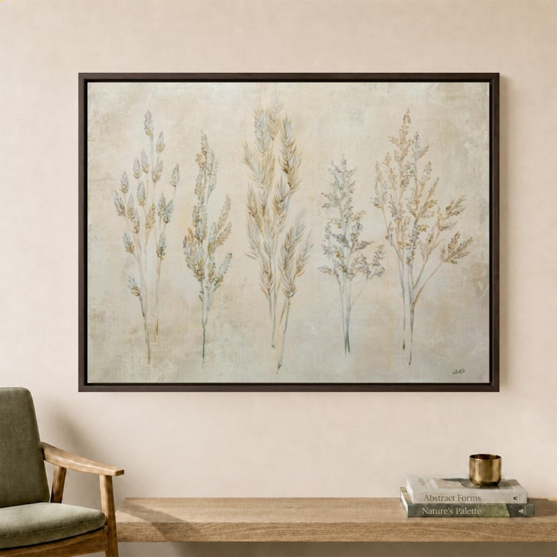 Whispering Grasses I par Julia Purinton - Impression sur toile