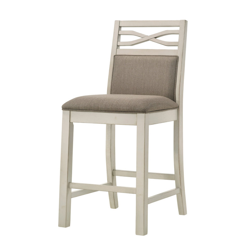 Fet Solid Wood Counter Stool