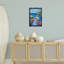 Cadre flottant avec vue sur la mer Seaside Town, design par LSR Design Studio-831698853-831698852