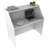 Previlus Rectangle Synthetic Laminate Reception Desk-1483074769
