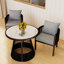 Ensemble de 2 chaises de salle à manger en corde tissée avec cadre amovible en fer à transfert de chaleur avec coussin amovible pour terrasse-328311238-326653875