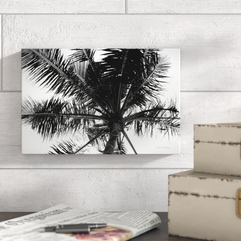 Palm Tree Looking up III 1 Piece Wrapped Canvas Wall Art, 20cm H x 30cm W
