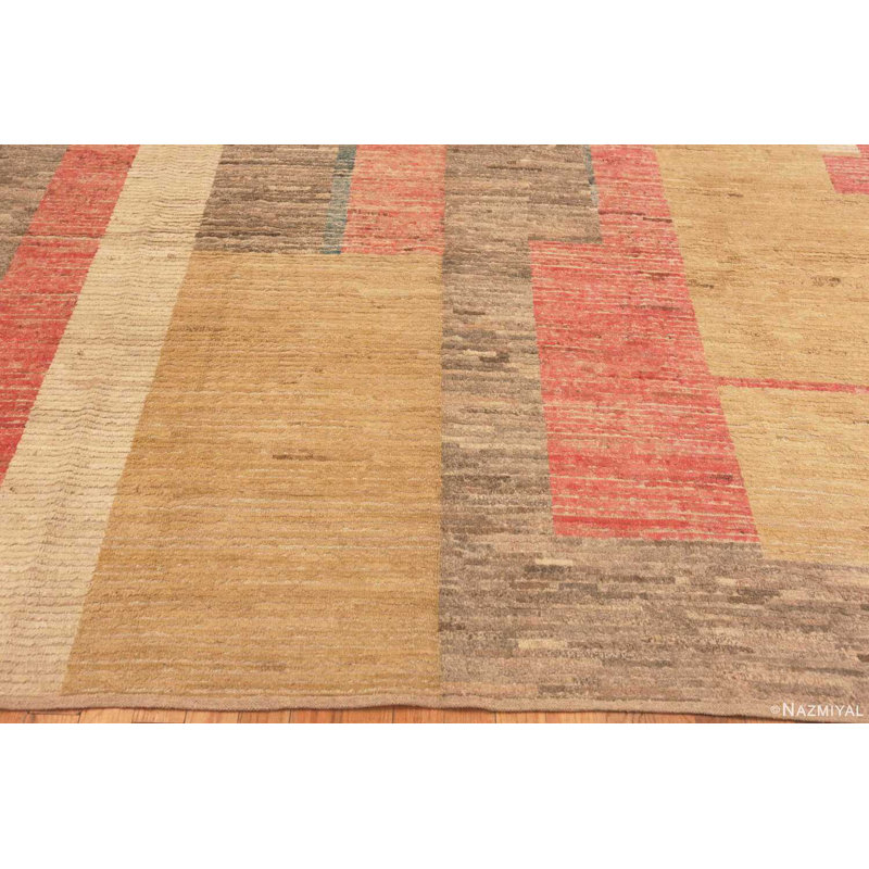 Best Modern Moroccan One-of-a-Kind Rectangle 9'6" x 12' Area Rug